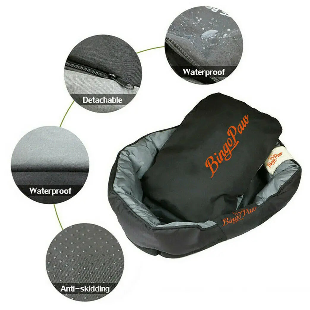 BINGOPAW Waterproof Orthopedic Sofa Dog Bed for Dogs