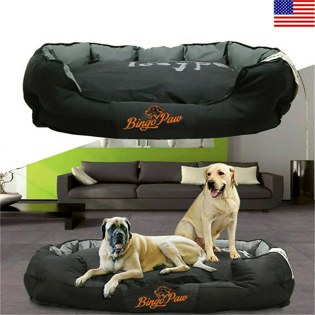 BINGOPAW Waterproof Orthopedic Sofa Dog Bed for Dogs
