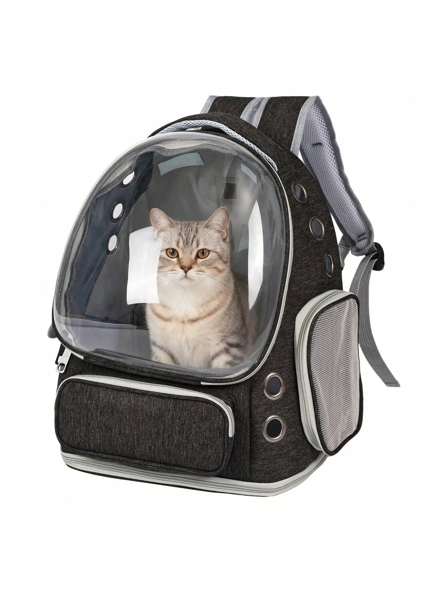 XMSJ Ventilated Pet Backpack Carrier for Cats and Dogs