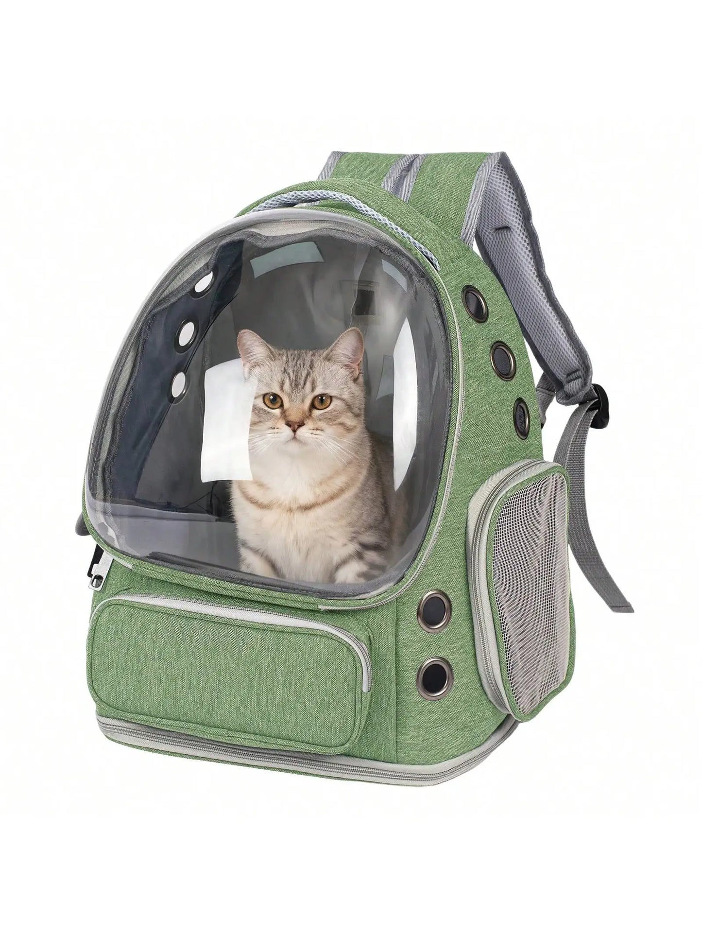 XMSJ Ventilated Pet Backpack Carrier for Cats and Dogs