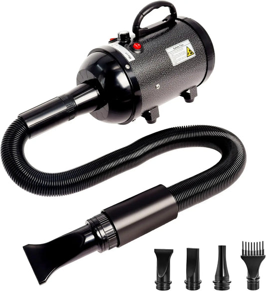 Professional High Velocity Dog Hair Dryer For Pet Grooming
