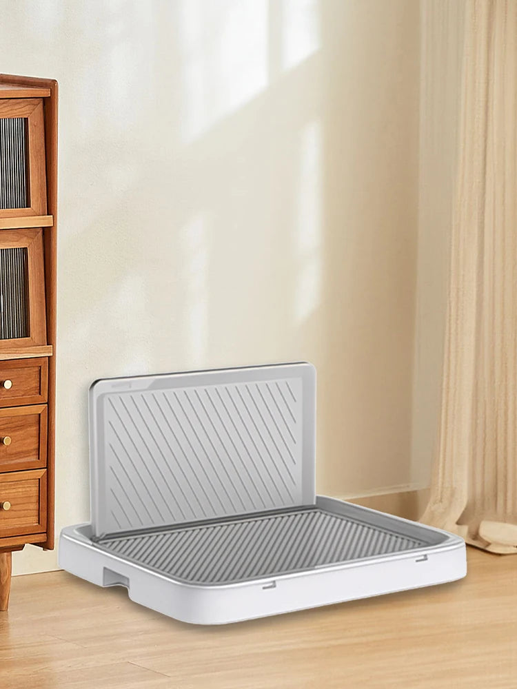 Alloet Dog Potty Tray With Pee Wall Pan Trainer Indoor Toilet