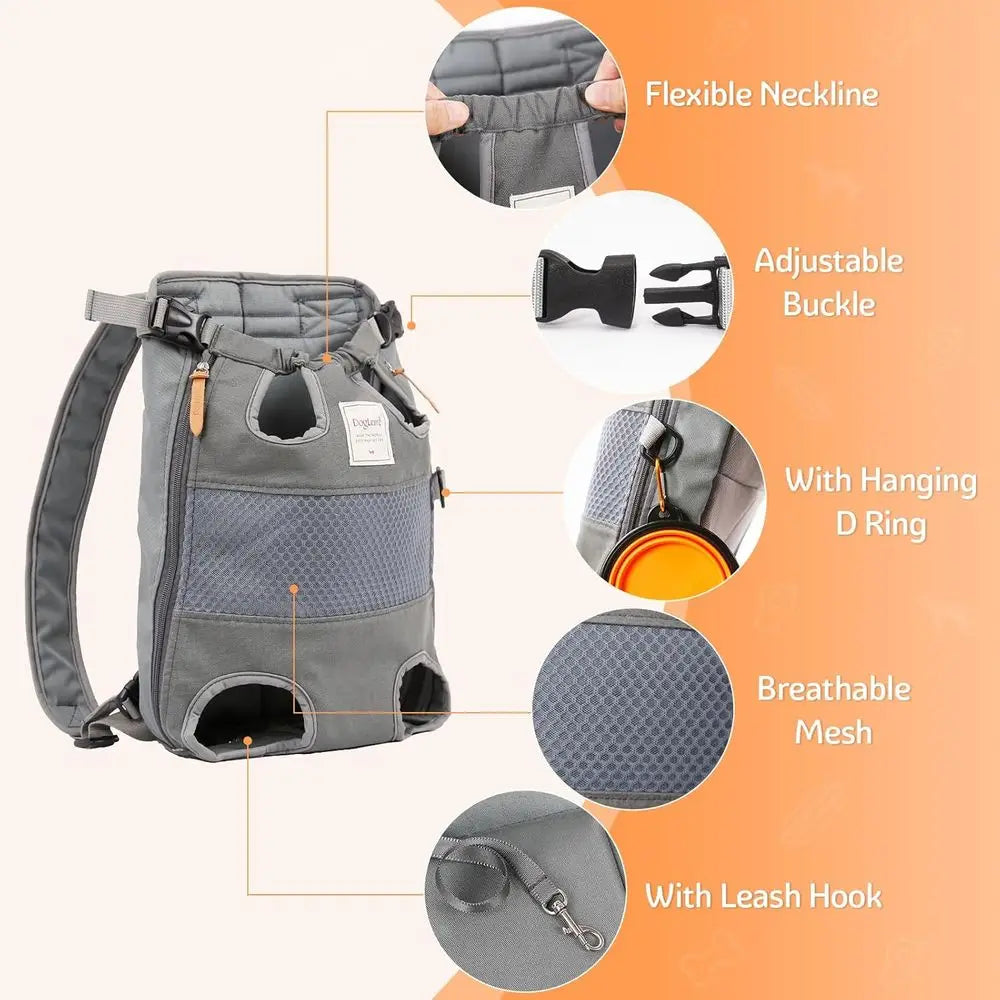 OVOZI Pawsome Pet Backpack Carrier for Dogs Airline Approved