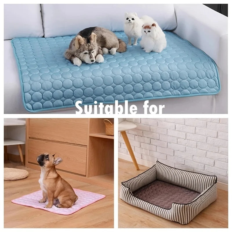 Dog Cooling Mat Self Cooling Pad For Pets Durable Bed