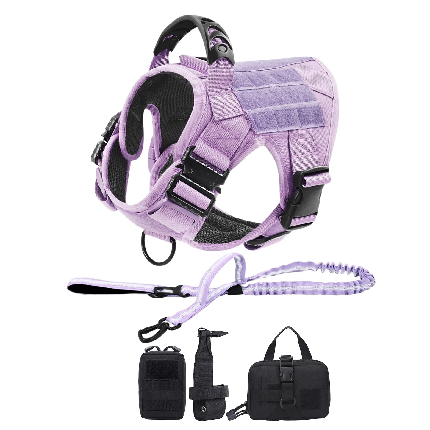 PETRAVEL Military Camouflage Dog Harness For Tactical Training Vest