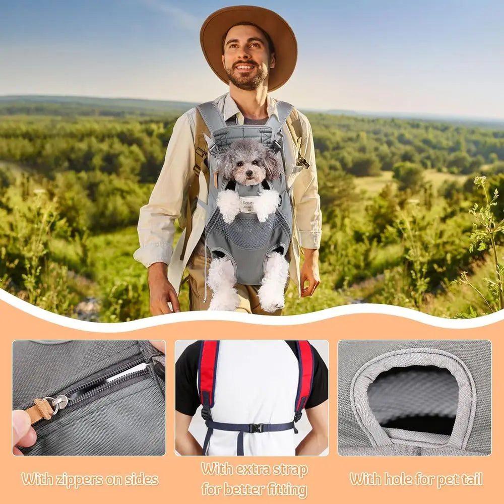 OVOZI Pawsome Pet Backpack Carrier for Dogs Airline Approved