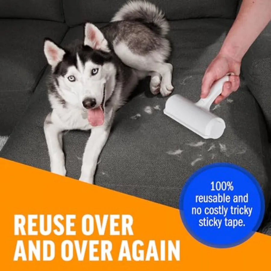 Pet Hair Remover Reusable Lint Roller For Cat And Dog Hair On Furniture