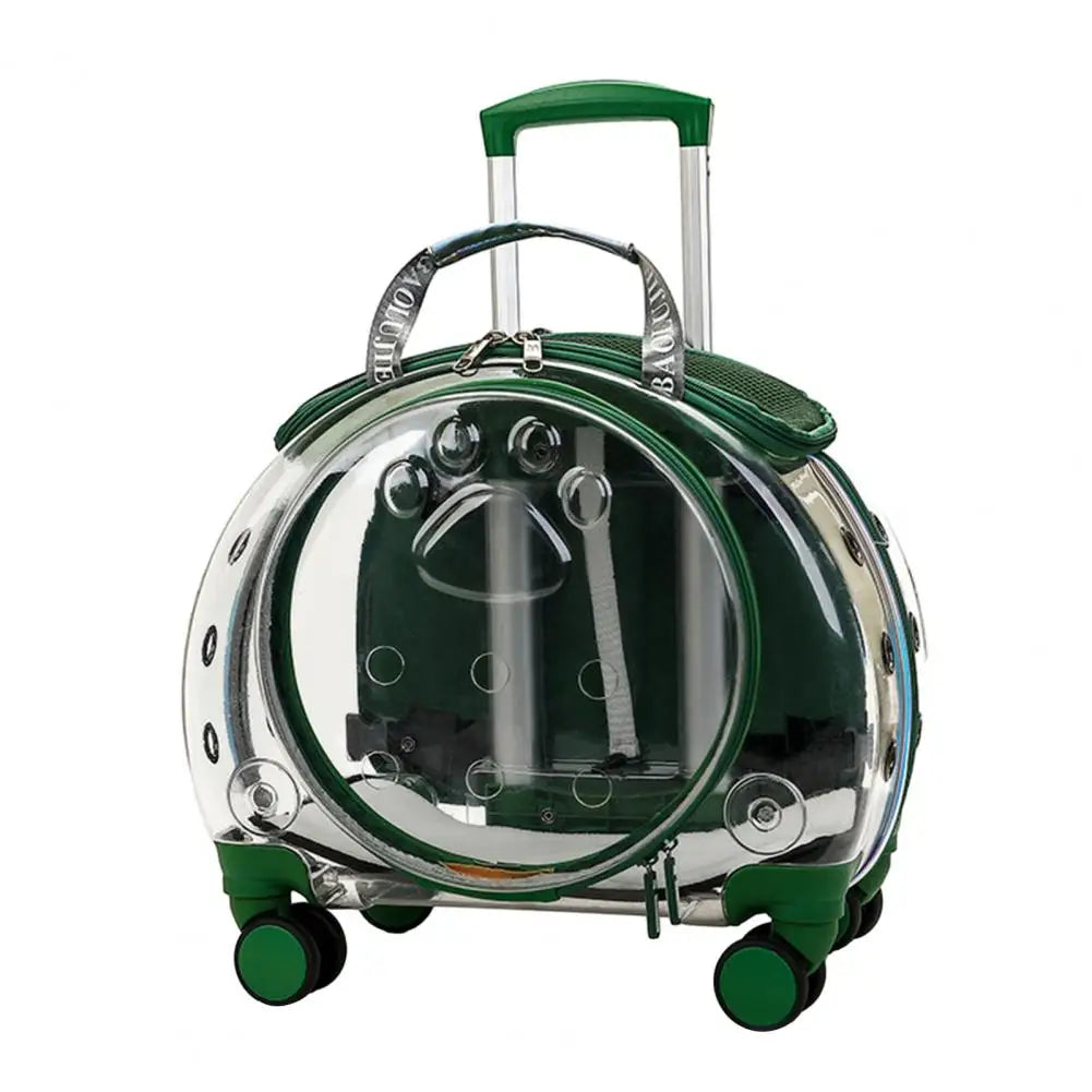 Pet Trolley Case With Clear Ventilation For Cats And Dogs
