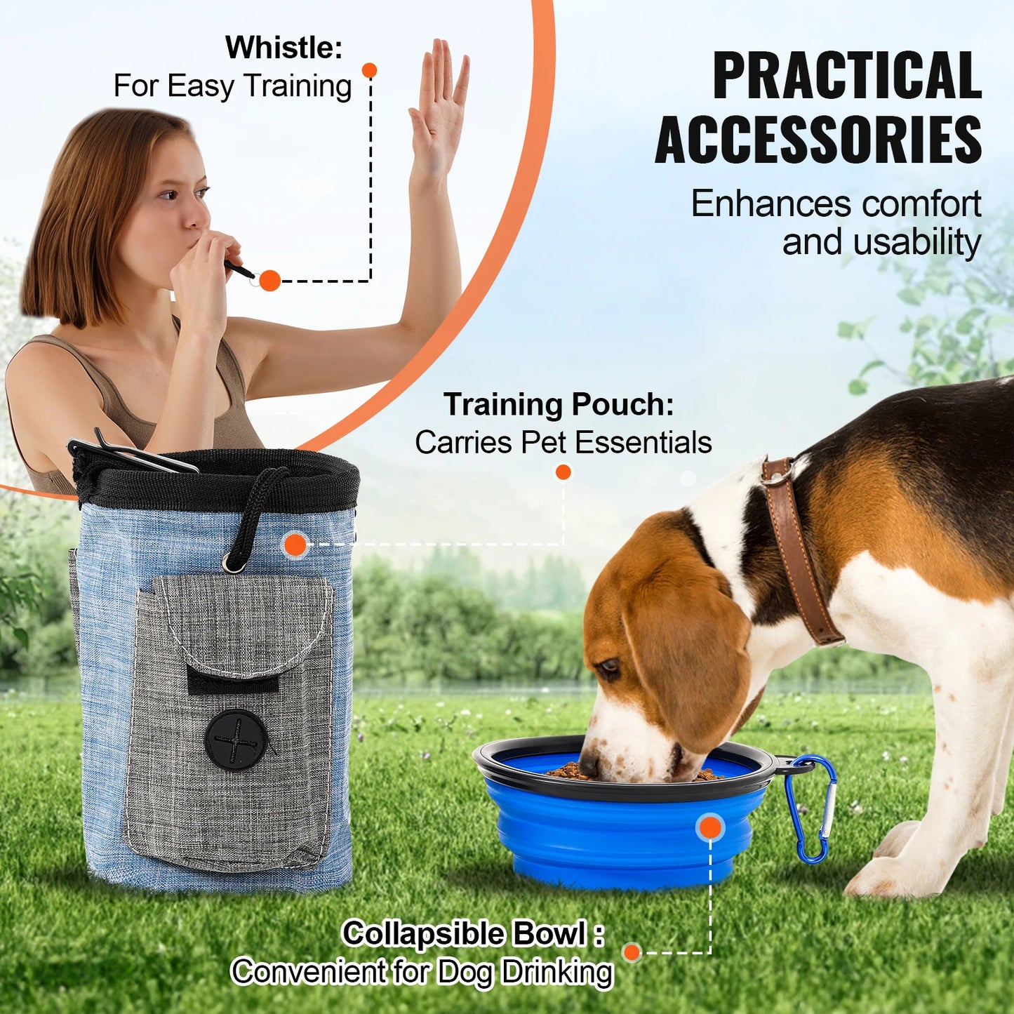 SucceBuy Dog Agility Training Equipment Set 5 Pieces