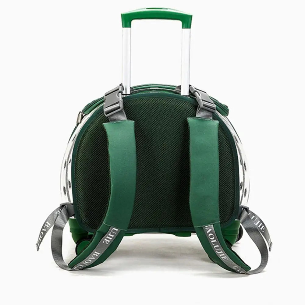 Pet Trolley Case With Clear Ventilation For Cats And Dogs