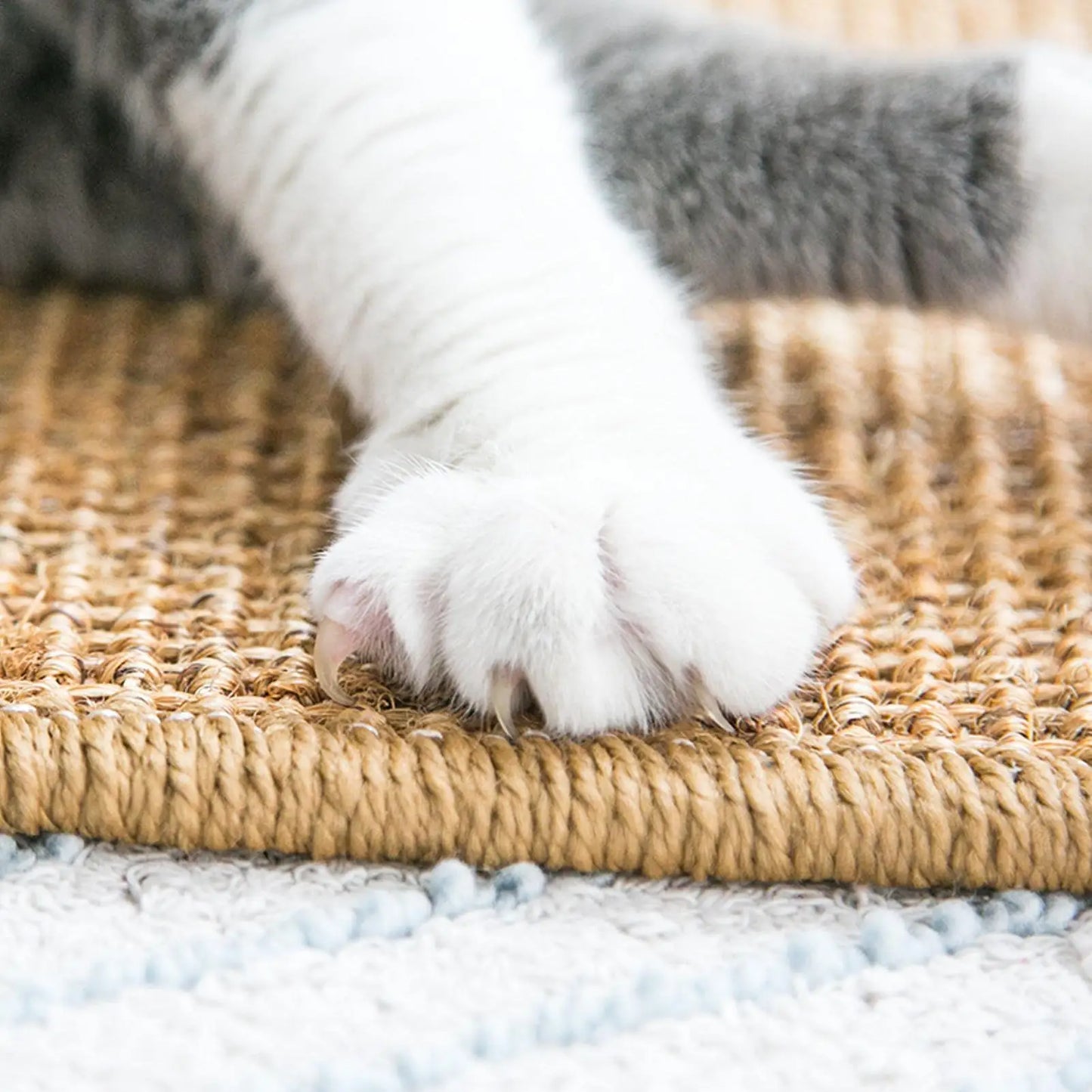 Natural Sisal Rabbit Scratcher Pad For Nails And Bunny Mat