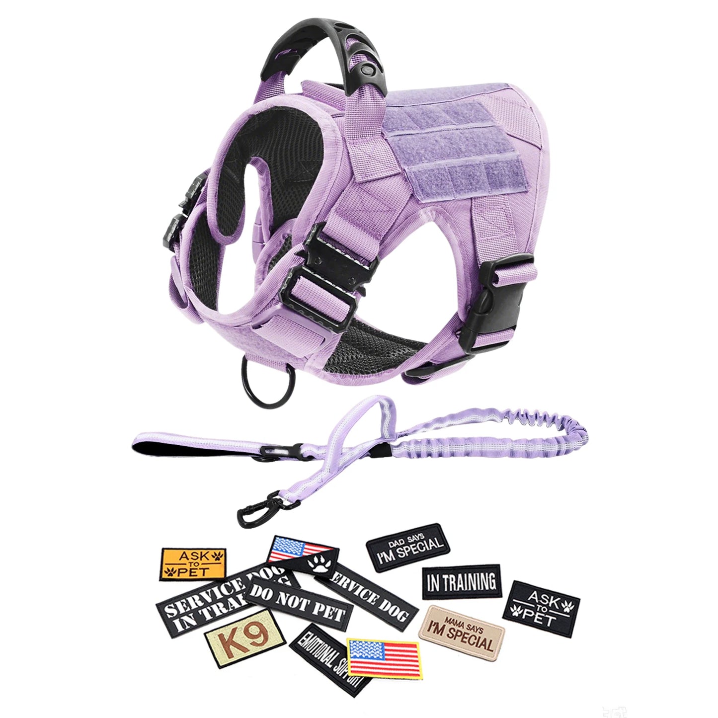 PETRAVEL Military Camouflage Dog Harness For Tactical Training Vest