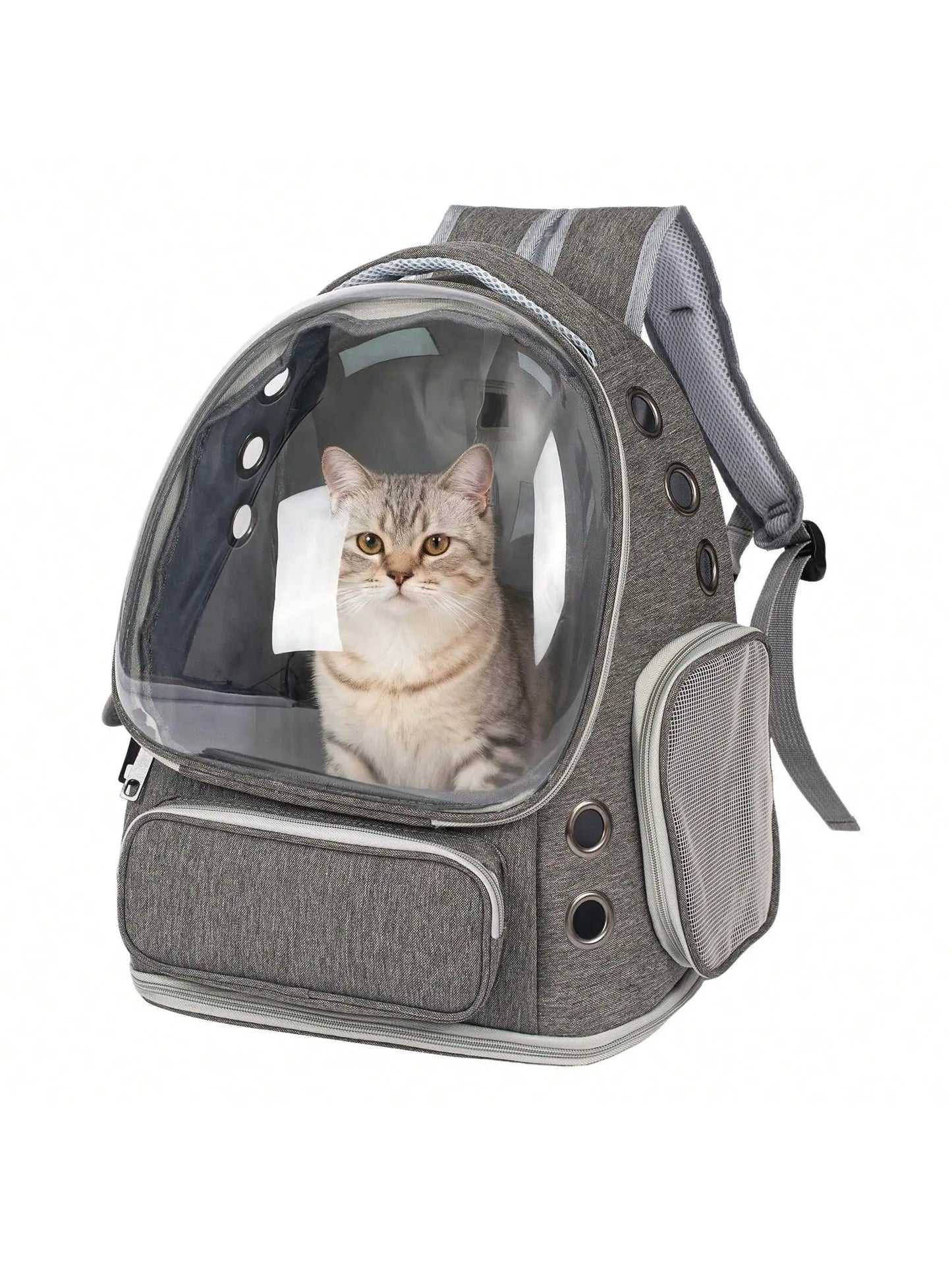 XMSJ Ventilated Pet Backpack Carrier for Cats and Dogs