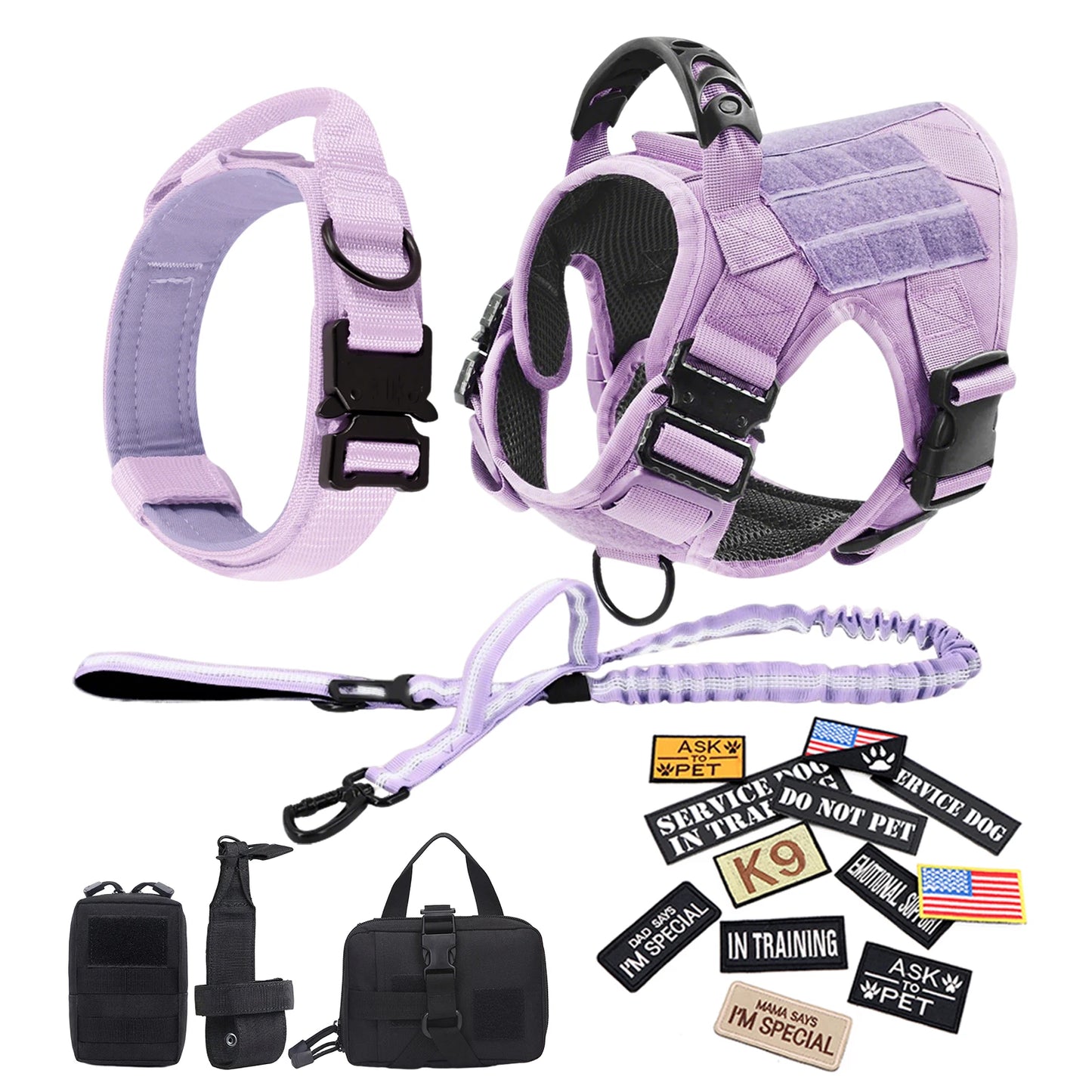 PETRAVEL Military Camouflage Dog Harness For Tactical Training Vest