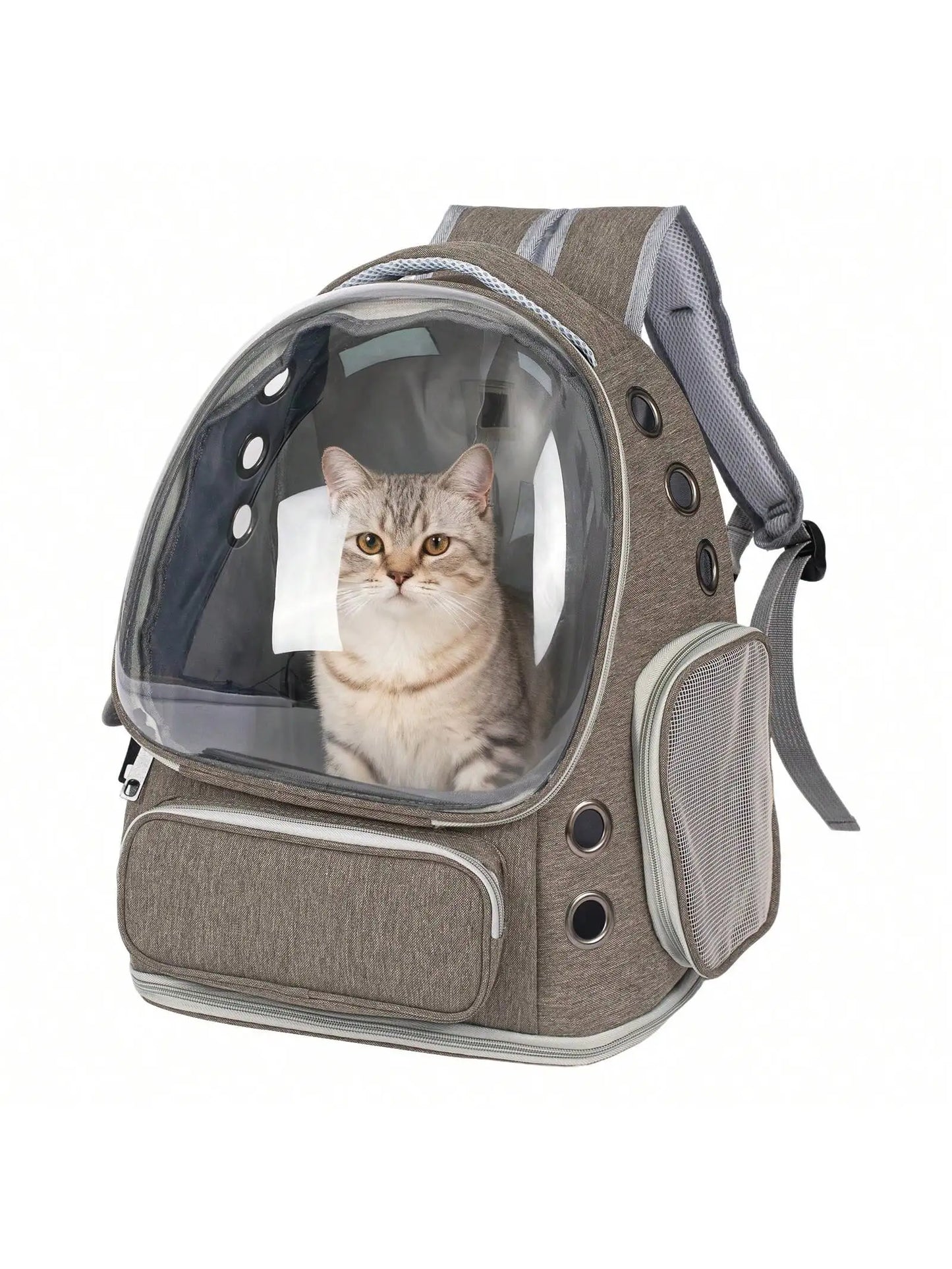 XMSJ Ventilated Pet Backpack Carrier for Cats and Dogs