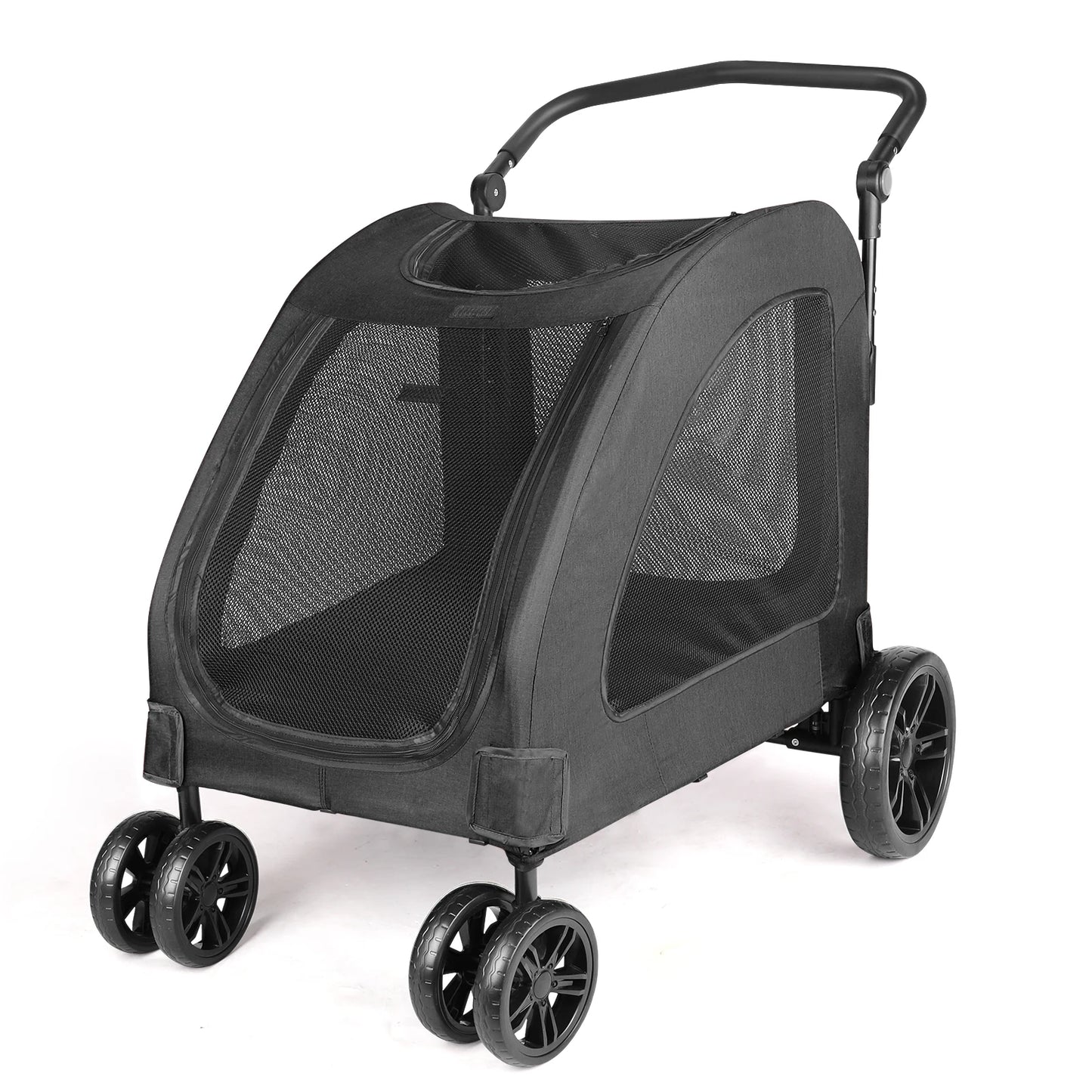 Heavy Duty Dog Stroller For Large Dogs Foldable Wagon