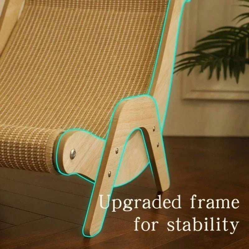Two In One Cat Hammock Scratcher With Durable Linen Rope