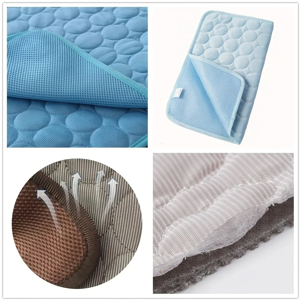Dog Cooling Mat Self Cooling Pad For Pets Durable Bed