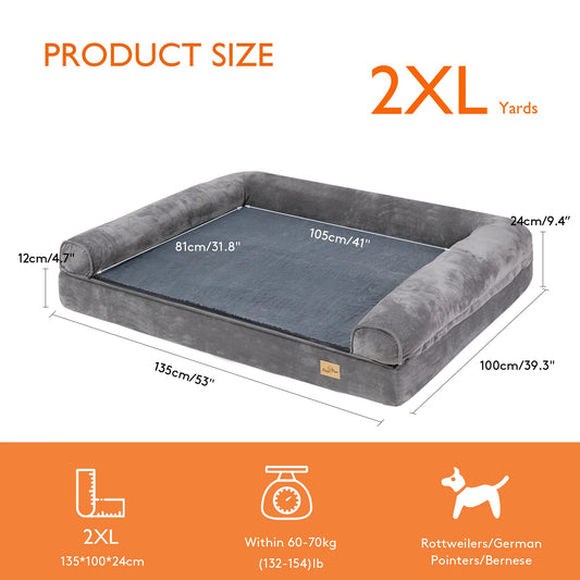 BINGOPAW Orthopedic Dog Bed Mattress With Removable Cover