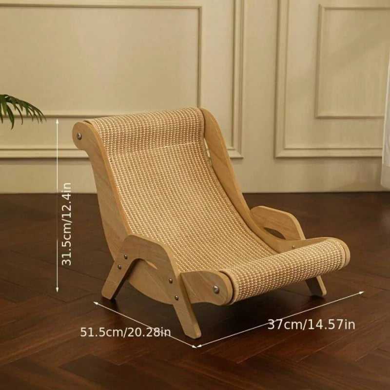 Two In One Cat Hammock Scratcher With Durable Linen Rope