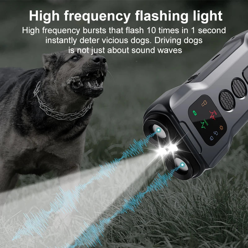 Ultrasonic Dog Bark Deterrent Device With Rechargeable Battery