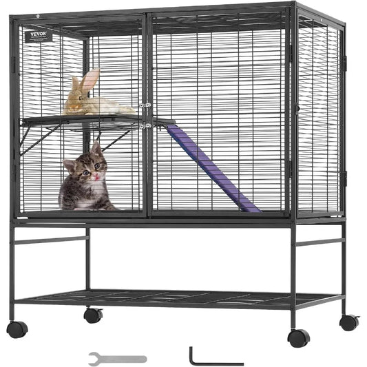 Critter Nation Cage Large 2 Tier With Ramps And Tray