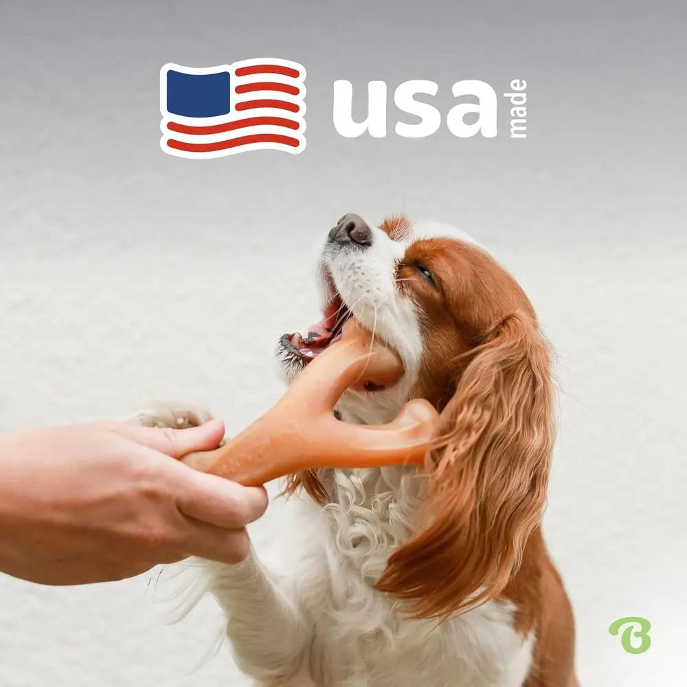 Durable Real Bacon Dog Chew Toy For Aggressive Chewers Made In USA