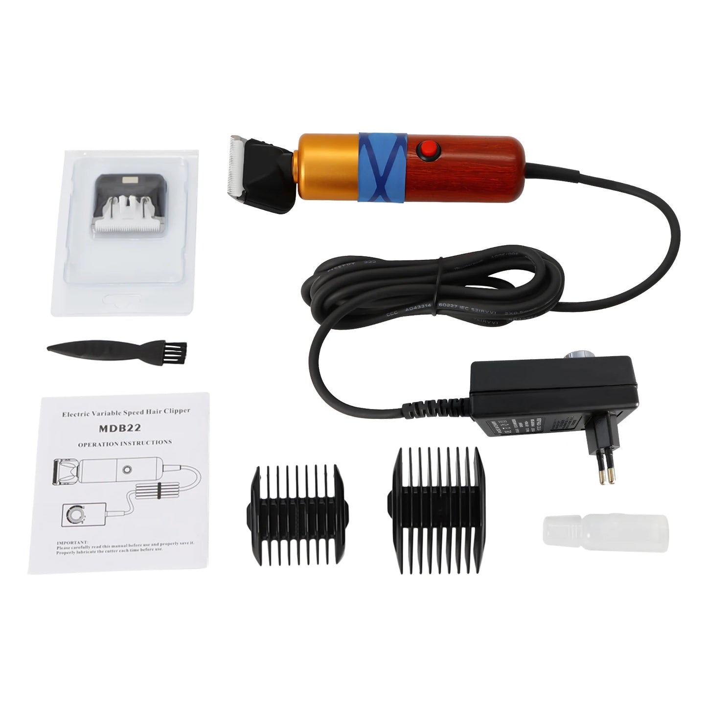 Pet Hair Clipper Low Noise High Efficiency Electric Variable Speed