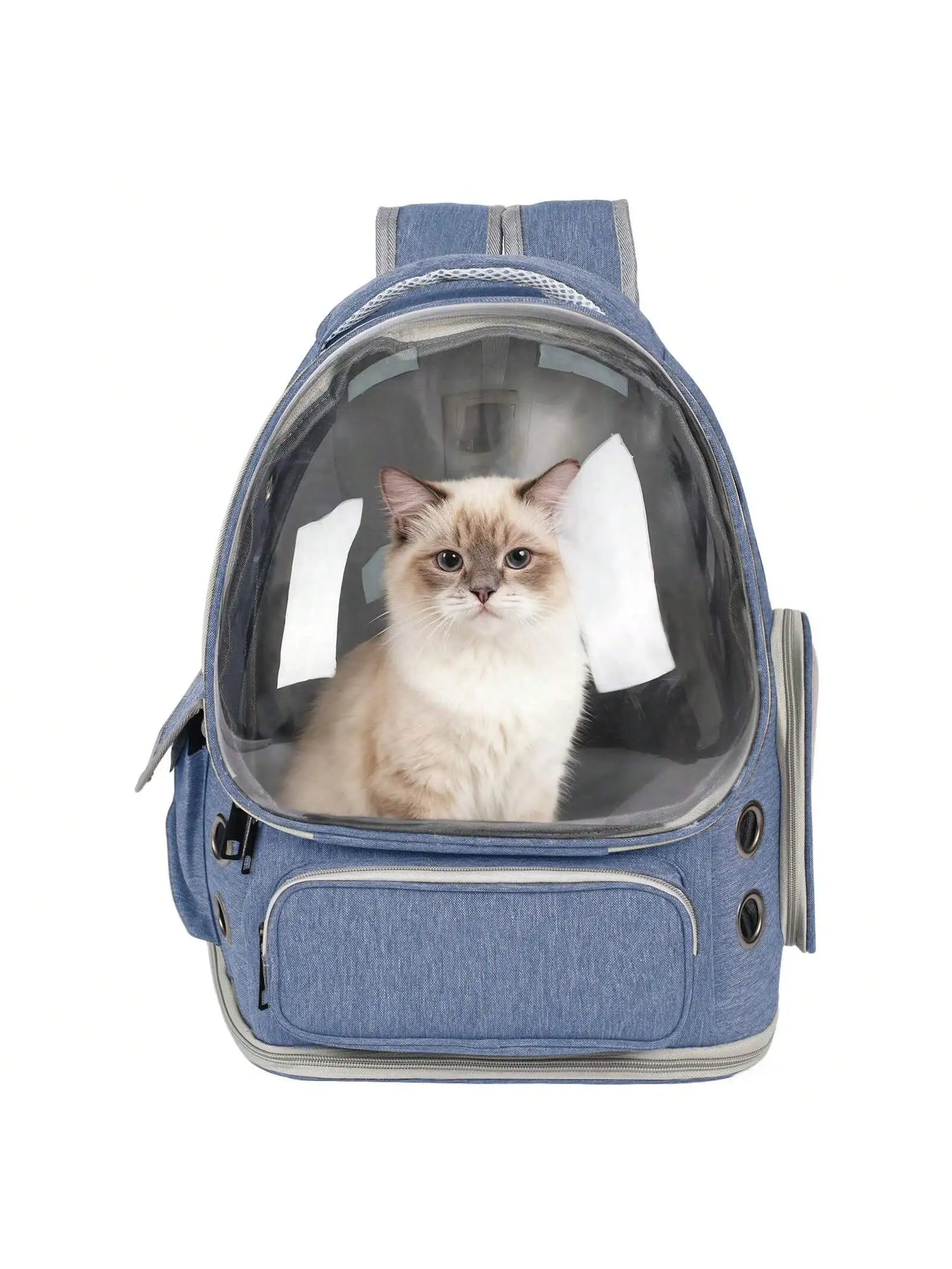 XMSJ Ventilated Pet Backpack Carrier for Cats and Dogs