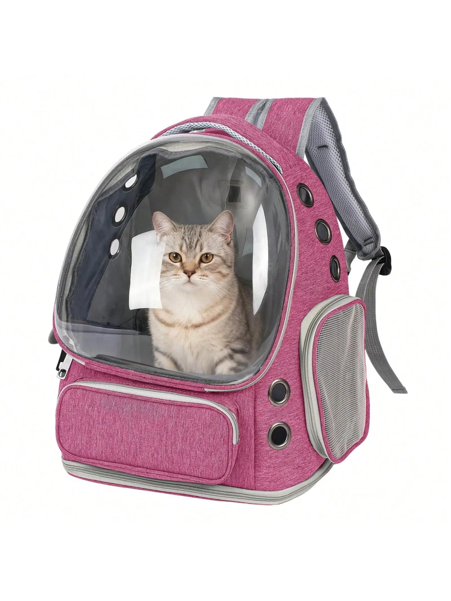 XMSJ Ventilated Pet Backpack Carrier for Cats and Dogs