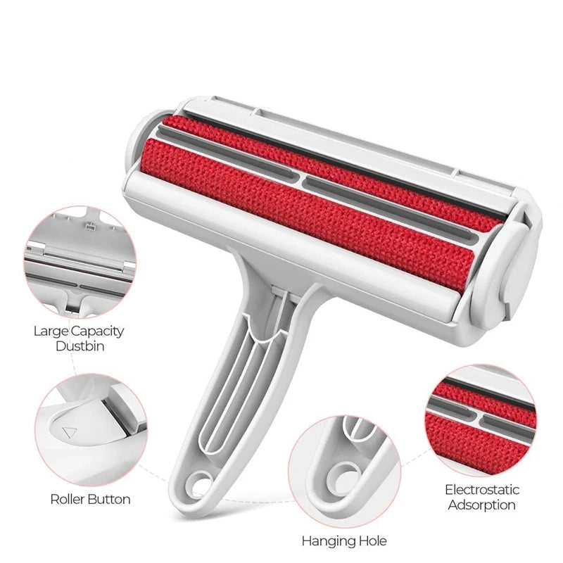 Pet Hair Remover Roller Brush For Car Clothes Furniture
