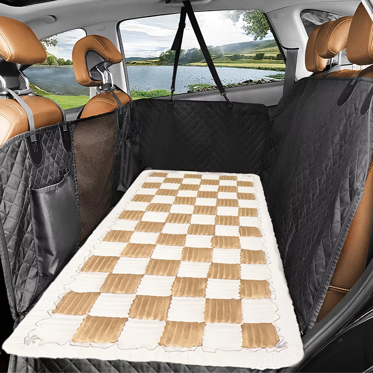PETRAVEL CN Dog Bed Warm Mat Car Seat Cover Cushion