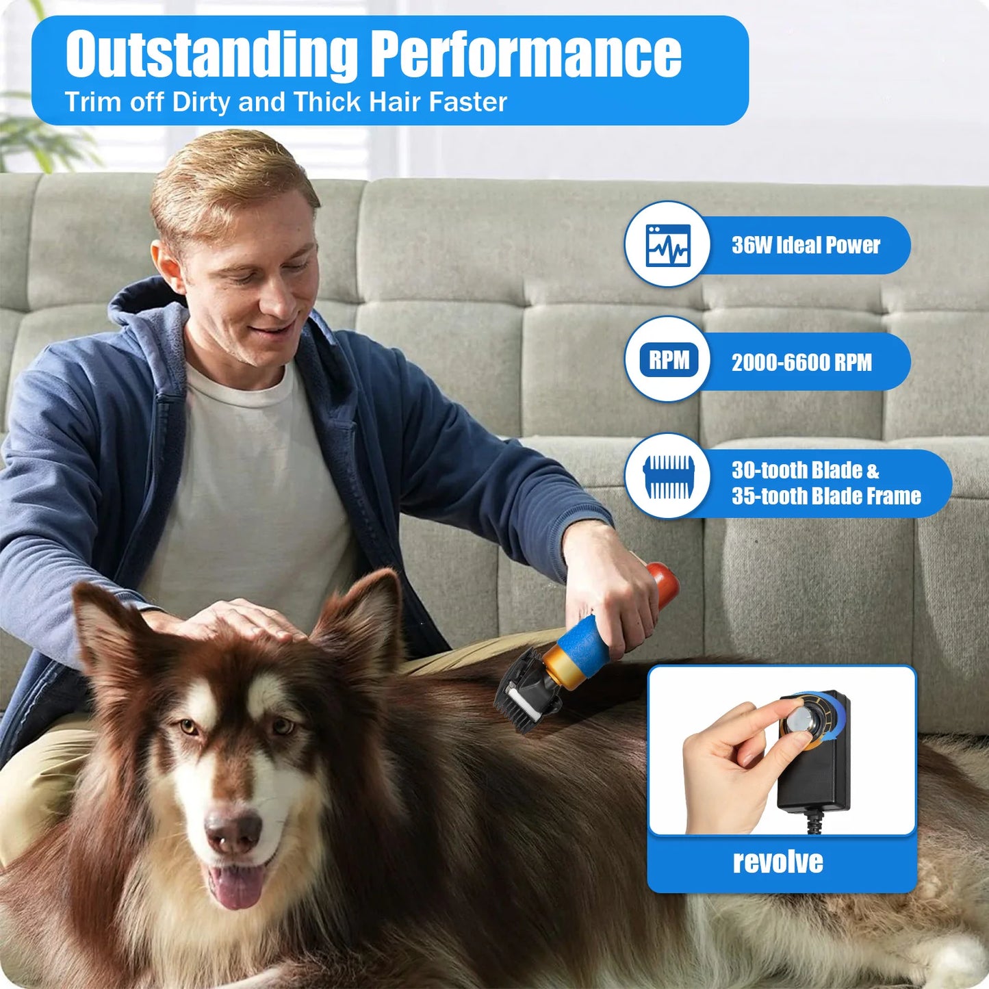 Electric Animal Fur Shears for Pets Grooming Clipper