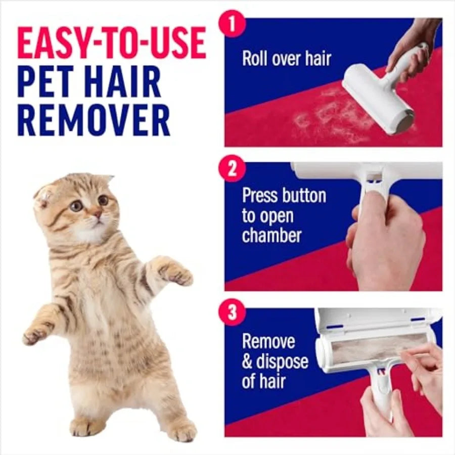 Pet Hair Remover Reusable Lint Roller For Cat And Dog Hair On Furniture