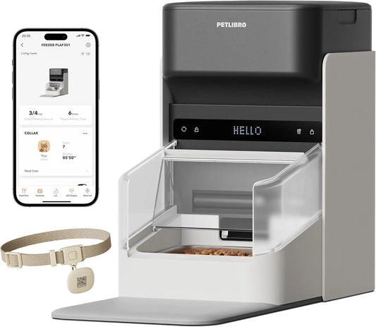 RFID Cat Feeder With Personalized Meals For Multi Pet Homes