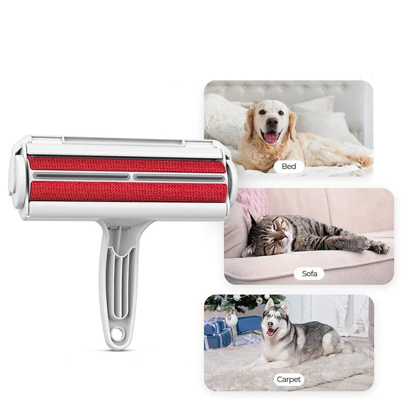 Pet Hair Remover Roller Brush For Car Clothes Furniture